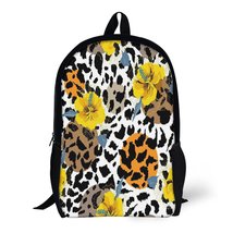 Mondxflaur Floral Backpacks for School Kids Adults Lightweight Bag 16.9in - £19.29 GBP