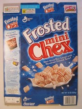 Empty GENERAL MILLS Cereal Box 2002 FROSTED MINI CHEX 15 oz - $19.14