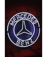 Mercedes Benz Auto Car Neon Light Sign 16&quot; x 16&quot; - £390.13 GBP