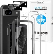 3 2 Pack for Google Pixel Screen Protector 3 Pack Tempered Glass Screen Protecto - £17.59 GBP