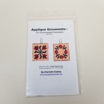 Charlotte Dudney Applique Ornaments Punchneedle Embroidery Fabric Pattern - $11.88