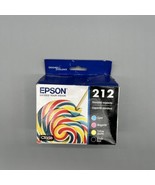 Epson T212 Claria Ink Cartridge 4 Pack Black Cyan Magenta Yellow Exp 03/... - $35.52