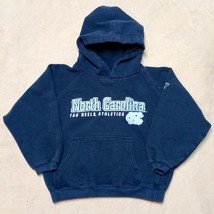 Reebok UNC North Carolina Tar Heels Kids Youth Y2K Hoodie Sweatshirt - Size 7 - £11.74 GBP