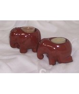 Partylite Thai Inspiration Elephant Tealight Pair with Tealights P9173 - £6.92 GBP