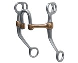 Western Horse Stainless Steel 5&quot; Copper Mouth High Port Correction Tom T... - $28.80