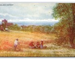 A Golden Harvest Impressionist Farming Scene UNP UDB Postcard H29 - $3.91