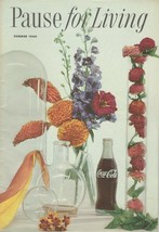 Pause for Living Summer 1960 Vintage Coca Cola Booklet Island Hospitalit... - $9.89