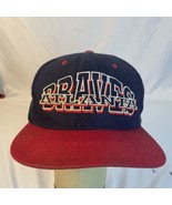 VTG Atlanta Braves Hat Cap SnapBack Blue MLB Baseball Mens 90s Fresh Cap... - £18.62 GBP