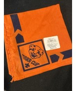 BSA Original Orange TIGER CUB SCOUT NECKERCHIEF Orange Blue Cotton Boy S... - $392.74 MXN