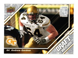 2009 Upper Deck Draft Edition #109 Andrew Gardner Georgia Tech Yellow Jackets - £0.78 GBP