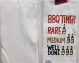 Set of 2 Same Jumbo Embellished Cotton Towels (16&quot;x26&quot;) BBQ TIMER, KDD - $14.84