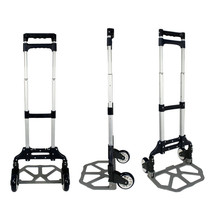 176Lbs 80Kg Aluminium Cart Folding Dolly Truck Hand Collapsible Trolley ... - £41.23 GBP