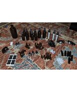 Mix Lot Essential Oil Amber Glass Bottle Spray Bottles Essential Oil Con... - $33.37 CAD
