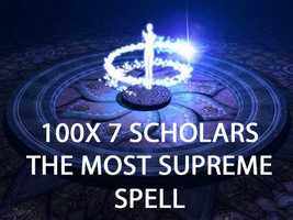 100X 7 SCHOLARS SUMMUS THE MOST SUPREME BLESSING EXTREME MAGICK RING PENDANT image 2