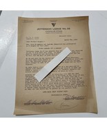 Knights of Pythias letter Jefferson lodge 55 1930 Beaumont Texas - $107.75