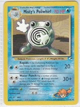 M) Pokemon Nintendo GAMEFREAK Collector Trading Card Misty's Poliwhirl 70HP - £1.56 GBP