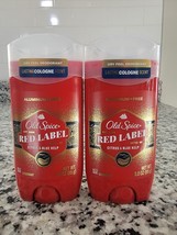 Lot of 2 Old Spice Red Label Citrus &amp; Blue Kelp Deodorant 3 oz - $27.71