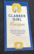 CLABBER GIRL &quot;Recipes&quot; 1934 Vintage Cookbook Clabber Girl Baking Powder - $7.97