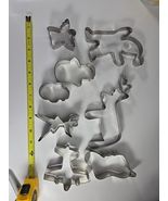 Metal Christmas Cookie Cutters - Lot Of 13 - $8.90