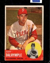 1963 Topps #192 Clay Dalrymple Vg Phillies *X103946 - £1.74 GBP