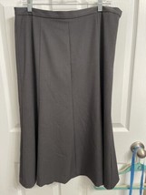 Women’s Orvis Grey Gray Straight Casual Skirt Lined Size 14 A Line - $11.30