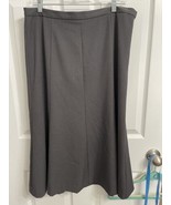 Women’s Orvis Grey Gray Straight Casual Skirt Lined Size 14 A Line - £8.88 GBP