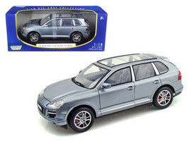 2008 Porsche Cayenne Turbo Silver 1/18 Diecast Model Car by Motormax - £53.27 GBP