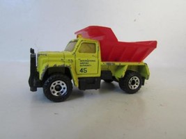 Vintage Diecast Matchbox - 1990 Highway Maintenance Truck -RED/YELLOW - H2B - $3.62