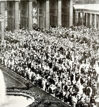 Berlin Celebration WW1 Print 1917 Imperial Residence Brandenburg Gate SmDwC4 - $34.99