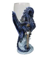 Ruth Thompson Elemental Dragon Alpha Blade Sword Glass Wine Goblet Chali... - $584.71 MXN