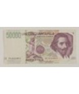 1995 Italy 50000 Lire &quot;Gian Lorenzo Bernini &quot; Extra Fine (XF) Pick#116b-... - €45,27 EUR