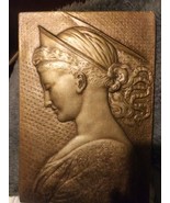 Saint St Cecilia Christian Catholic Religious sculpture plaque replica - $33.62 CAD