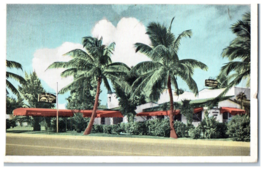 Olney Inn Miami Beach Florida Postcard Posted 1939 - £29.15 GBP