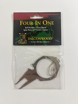 Falconwood Golf 4-in-1 Divot Tool Ball Marker Groove Clean Keychain Spik... - €4,25 EUR