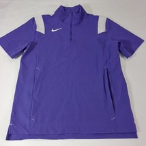 Nike Lightweight Short Sleeve Coaches HOT Jacket DJ5113-545 Purple Size ... - €17,78 EUR