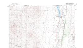 Oreana Quadrangle Nevada 1956 Topo Map USGS 1:62500 Topographic - £17.29 GBP