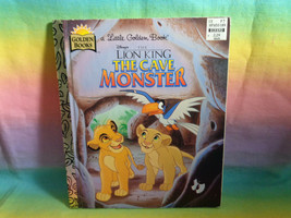 Vintage 1996 Disney&#39;s The Lion King The Cave Monster Little Golden Book  - £2.64 GBP