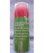 Red Solar 20 String Lights New - $7.99