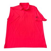 Under Armour Men’s XL Polo Shirt Neon Red with Black Horse Logo – Loose ... - $19.80