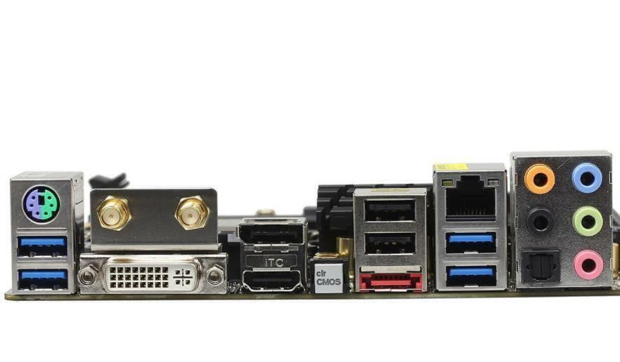 OEM IO I/O Shield For ASRock Z77E-ITX Z77E ITX Motherboard Back plate re... - $3.99