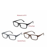 Wholesale Lot of 12 pc Reading Glasses Assorted Powers Unisex New Spring... - $37.82 CAD