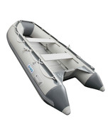 BRIS 9.8 ft Inflatable Boat Dinghy Pontoon Boat Tender Fishing Raft Gray - $1,316.24 CAD