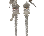 Seasons of Cannon Falls  Mr and Mrs Ice Fellas Hats Icicle Christmas Orn... - £13.96 GBP