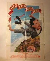 1988 Big Top Pee-Wee Herman 41&quot; x 27&quot; Original Movie Poster Paul Reubens - $47.50
