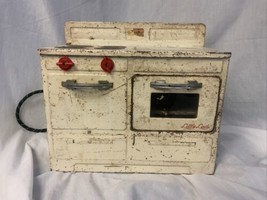 Vintage 1950s Little Lady Toy Metal Stove &amp; Range Tested - £29.77 GBP