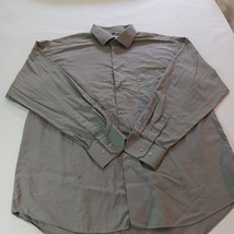 Godehwa Men's Gray Long sleeve Button-Up Shirt Measured Chest Size 47 Inches image 5