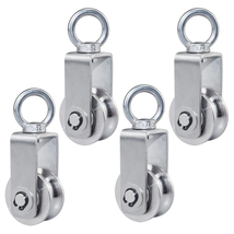 Cable Pulley Wheel Stainless Steel Swivel Pulley Block Silence Rotation ... - €45,04 EUR