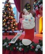 Disney Marie Holiday 3D Figural Bag Clip NEW Keychain - $254.06 MXN