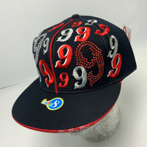 Gino Green Global Black | Red | White | Gray Studded 59FIFTY Hat - $59.00