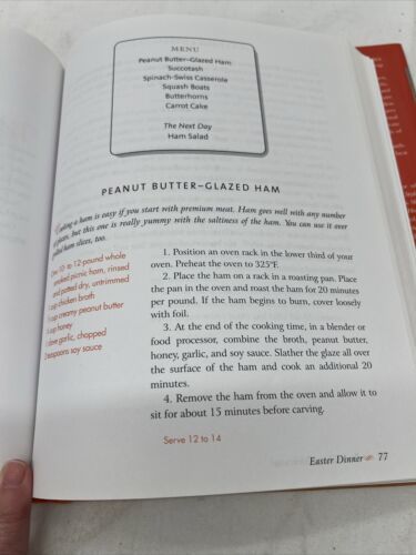 Vintage Cookbook Hardcover Paula Deen Celebrates Menu & Recipes For The Holidays Item image 6